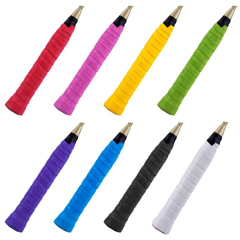 8 Pieces Tennis Badminton Racket Overgrip for Anti Slip and Absorbent Grip, Assorted Color