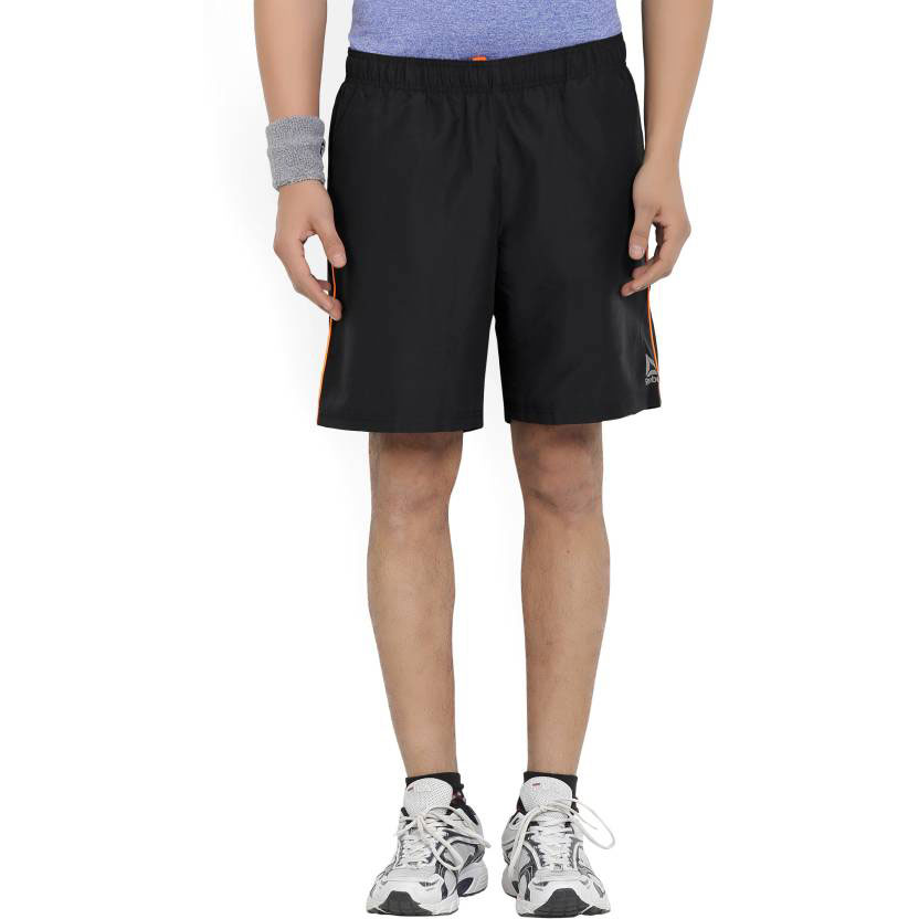 Reebok Solid Men's Black Sports Shorts 