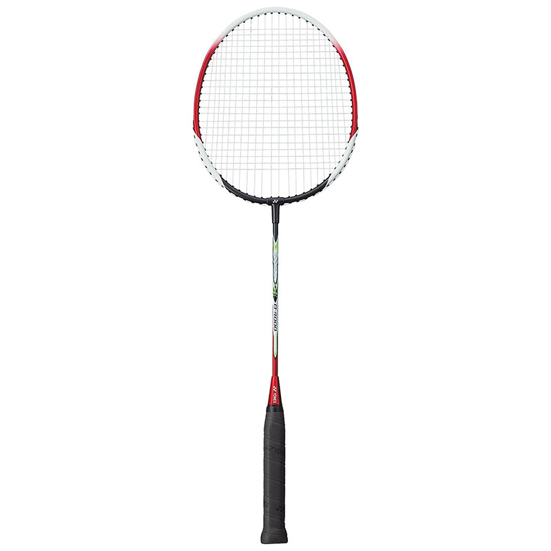 Yonex Basic 4000 Badminton Racquet Strung, 1 Racket/Red