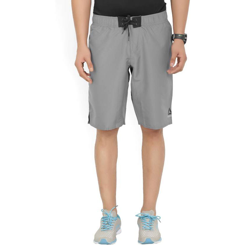  Reebok Solid Men's Grey Sports Shorts
