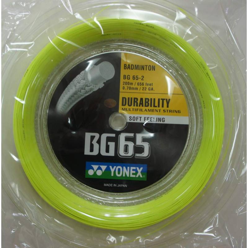 Yonex BG 65 Badminton String 200m 